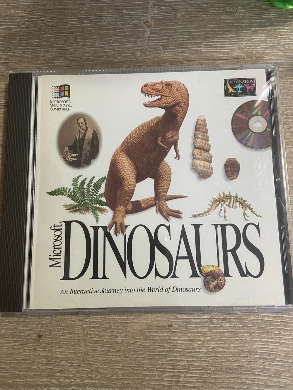 VTG Microsoft Dinosaurs CD-ROM for Windows PC 1993 Prehistoric Learning Software